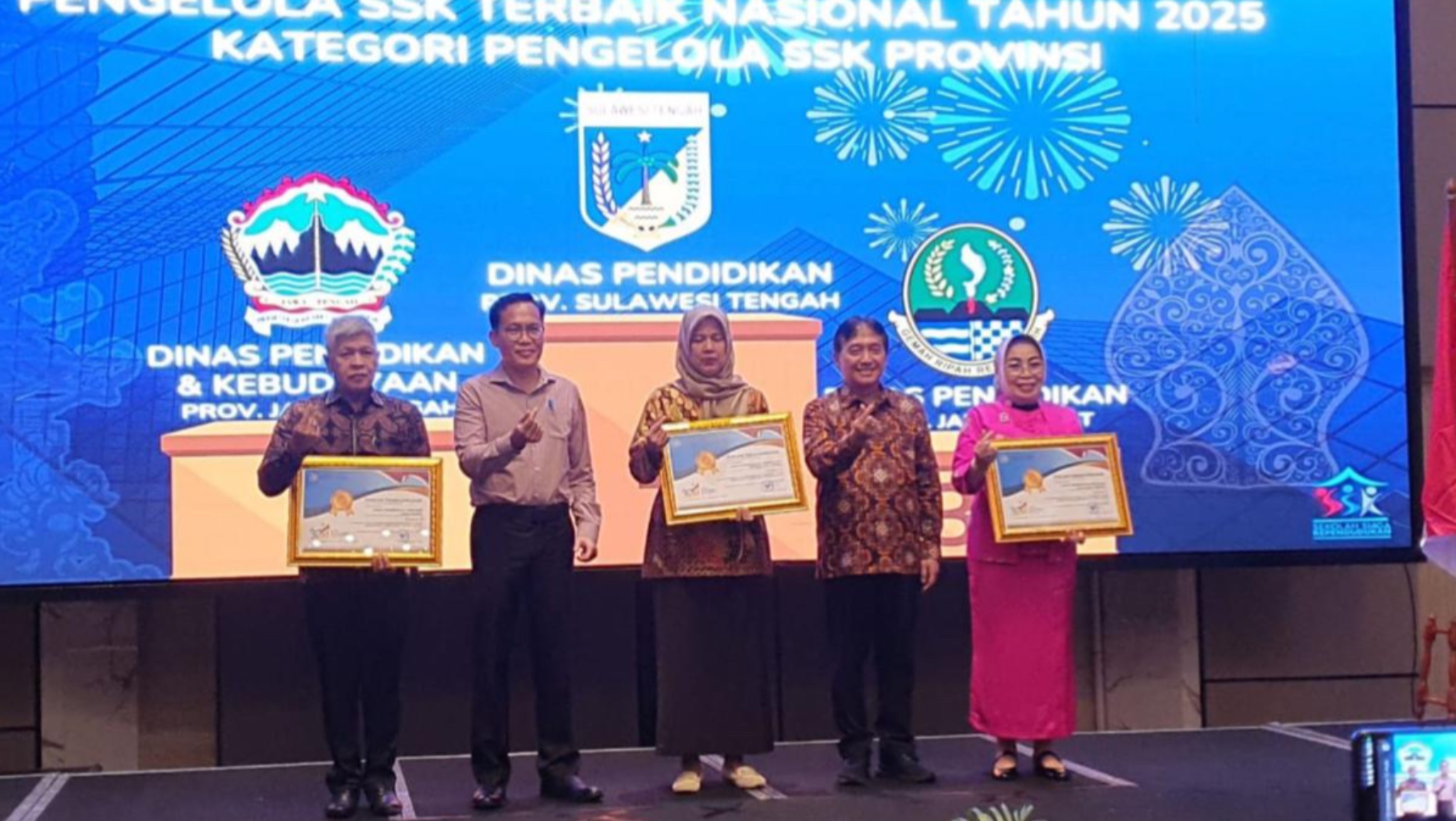 Dinas Pendidikan Sulteng Raih Juara Nasional Pengelola Program Sekolah Siaga Kependudukan
