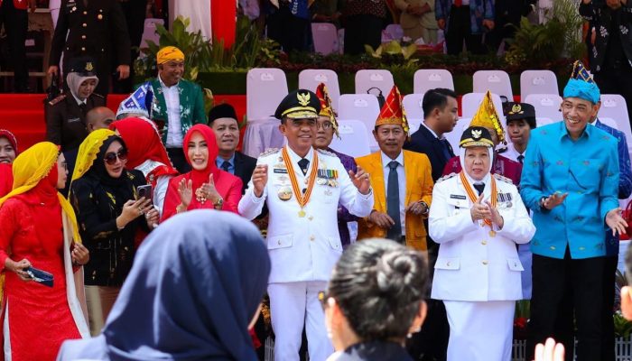 Gubernur dan Wakil Gubernur Sulteng Joget Tabola Bale Rayakan HUT ke-80 Republik Indonesia