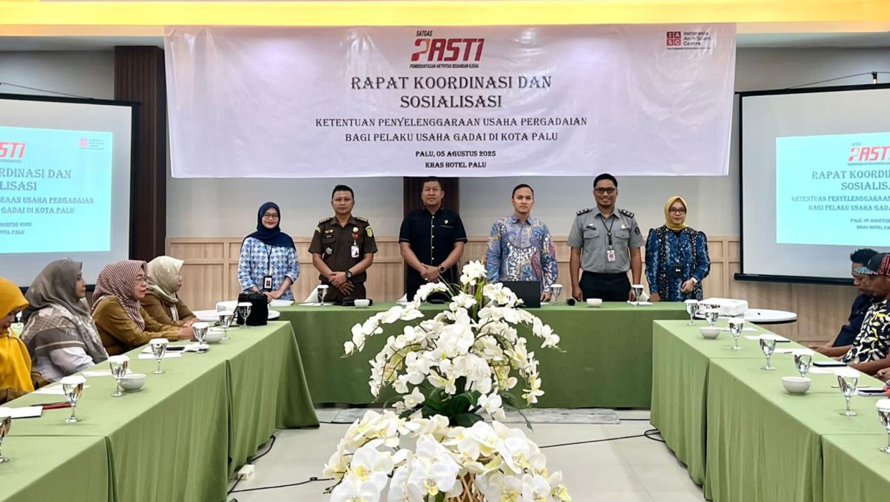 Satgas PASTI Sulteng Imbau Masyarakat Gunakan Jasa Pegadaian yang Berizin OJK