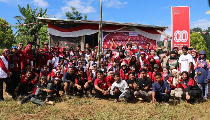 HUT ke-80 RI, Amura Parigi Moutong Gelar Pengabdian 4.0 di Sekolah Terpencil Simbulanga