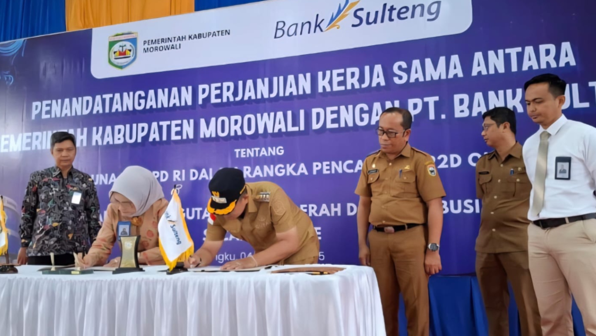 Pemkab Morowali dan Bank Sulteng Kerja Sama Penggunaan SIPD, Dukung Digitalisasi Keuangan Daerah