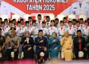 Bupati Iksan Baharudin Kukuhkan 48 Anggota Paskibraka Morowali Tahun 2025