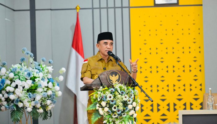 Rapat Kerja di Morowali, Gubernur Anwar Hafid Dorong Pemda Kabupaten Kota Fokus Entaskan Kemiskinan