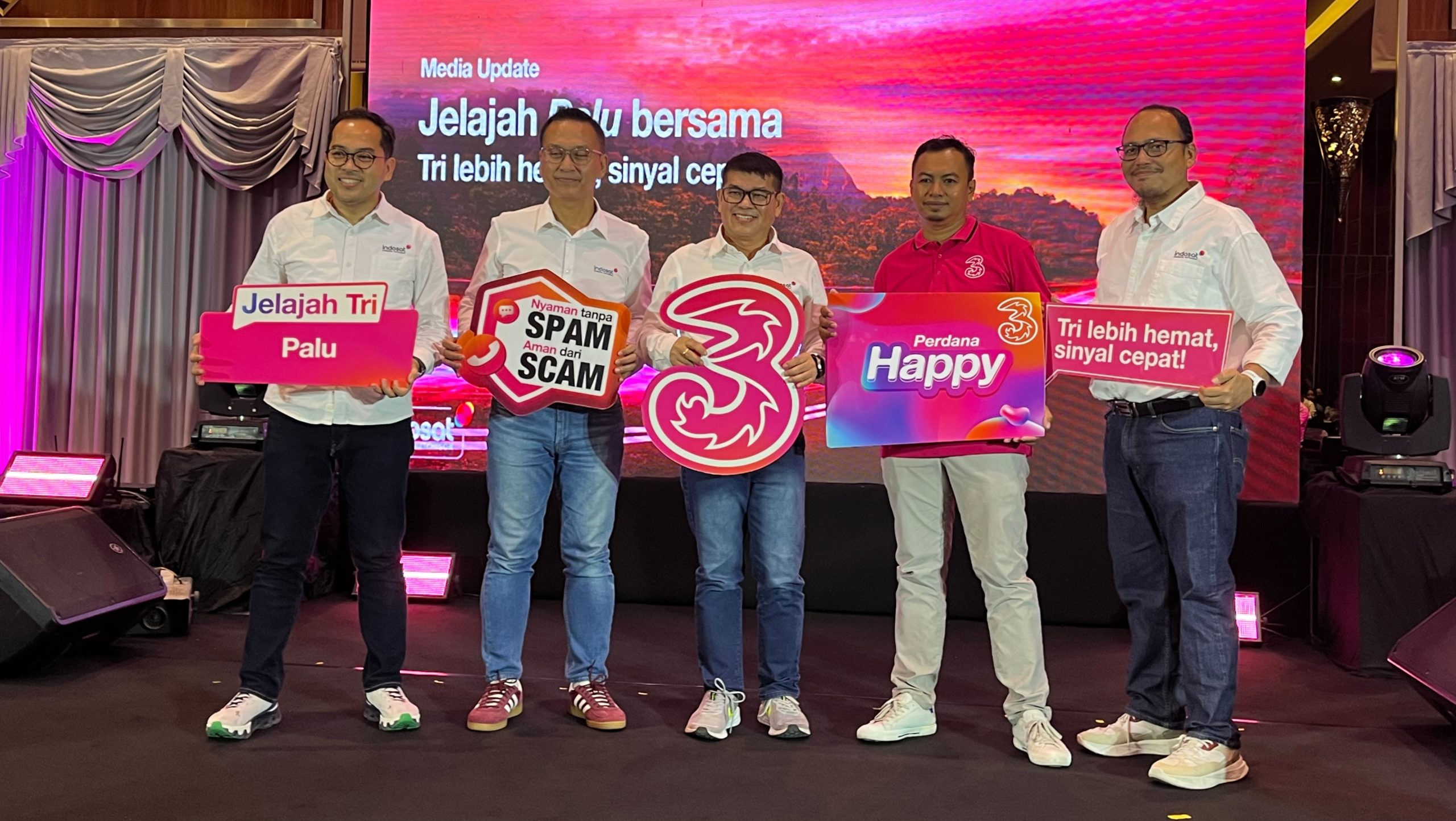 Jaringan Tri Ditopang 744 BTS, Jangkau 170 Kecamatan di Sulawesi Tengah