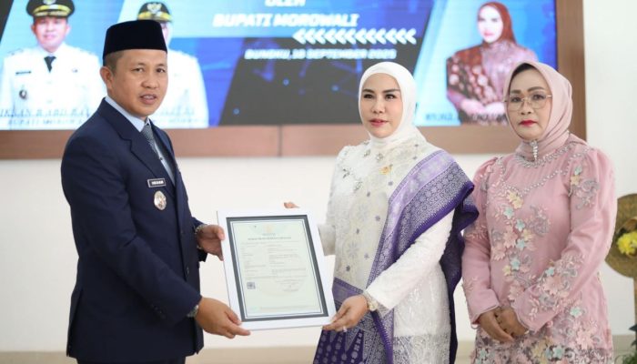 Bupati Iksan Kukuhkan Pengurus Dekranasda Morowali Masa Bakti 2025-2030