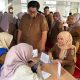 Jajaran Sekretariat DPRD Sulteng Ikut Pemeriksaan Kesehatan Gratis