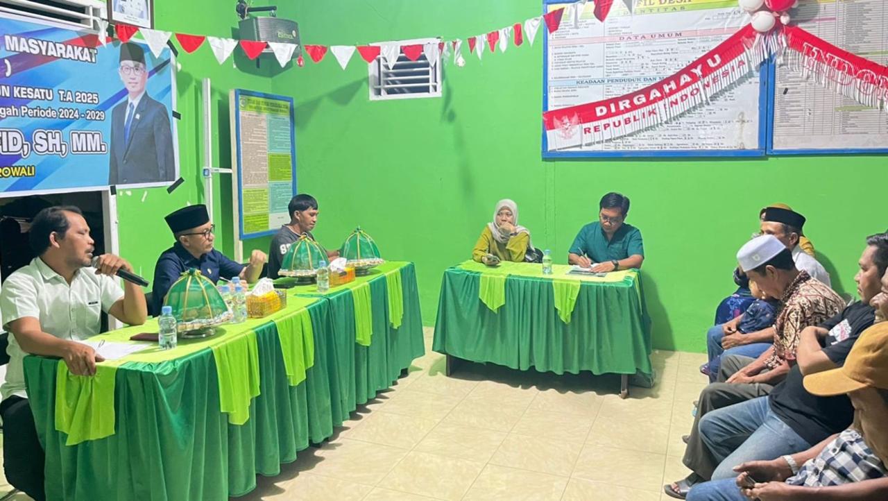 Wakil Ketua DPRD Sulteng Syarifuddin Hafid Serap Aspirasi Warga di Delapan Desa Morowali