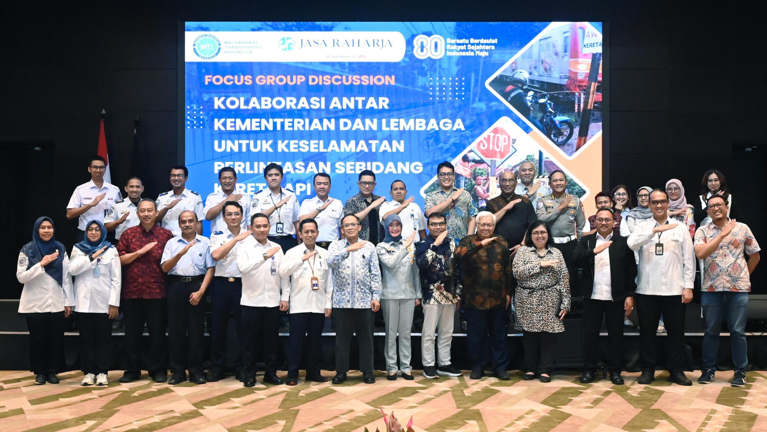 MTI dan Jasa Raharja Dorong Kolaborasi Nasional Tekan Kecelakaan di Perlintasan Sebidang Kereta Api