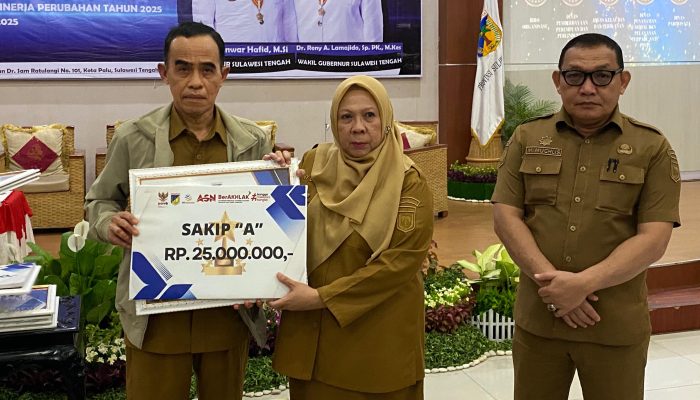 Dinas PMD Sulteng Raih Predikat SAKIP A di Ajang SAKIP Award 2025