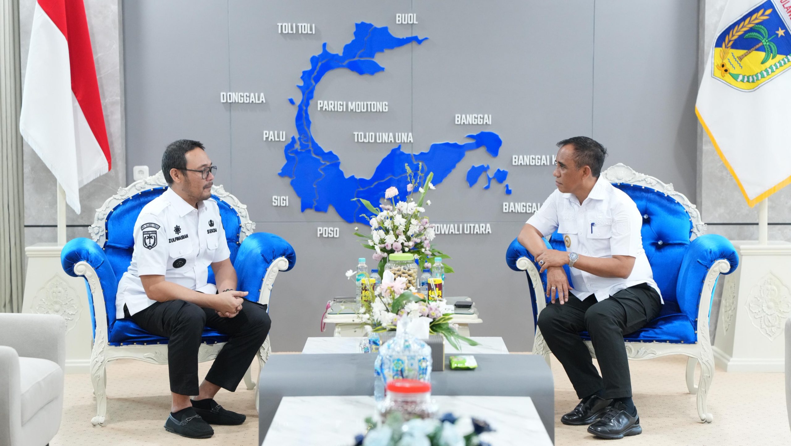Sekda Parimo Zulfinasran Temui Gubernur Sulteng, Bahas Kerja Sama Koperasi Merah Putih dan BUMDes Perkuat Distribusi Hasil Pertanian