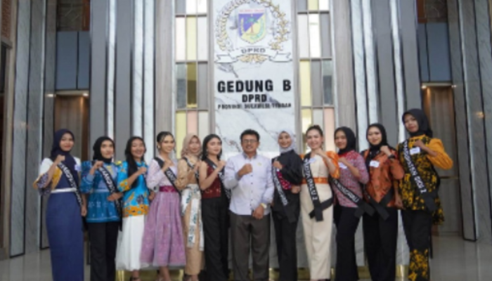 Komisi IV DPRD Sulteng Terima Kunjungan Duta Pariwisata se-Sulawesi Tengah