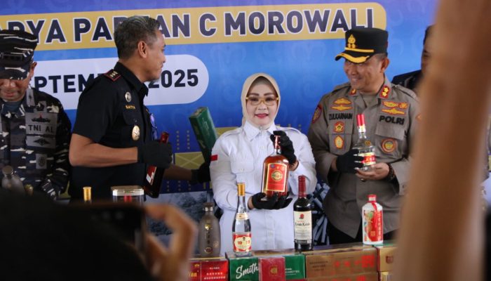 Musnahkan Barang Ilegal Senilai Miliaran Rupiah, Wabup Iriane Iliyas Apresiasi Bea Cukai Morowali