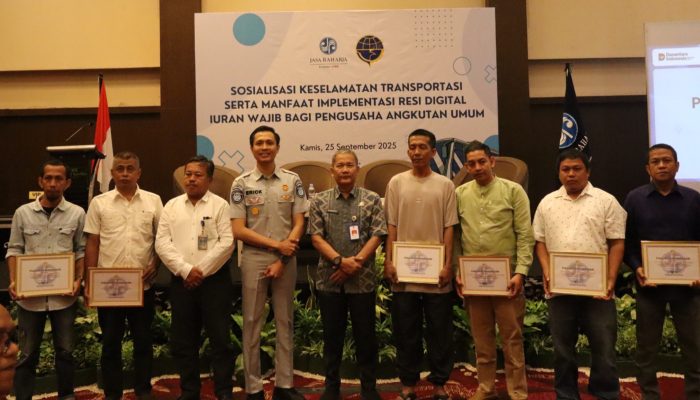 Supir Angkutan Umum Palu Terima Sosialisasi Penjaminan Kecelakaan dari Jasa Raharja Sulteng