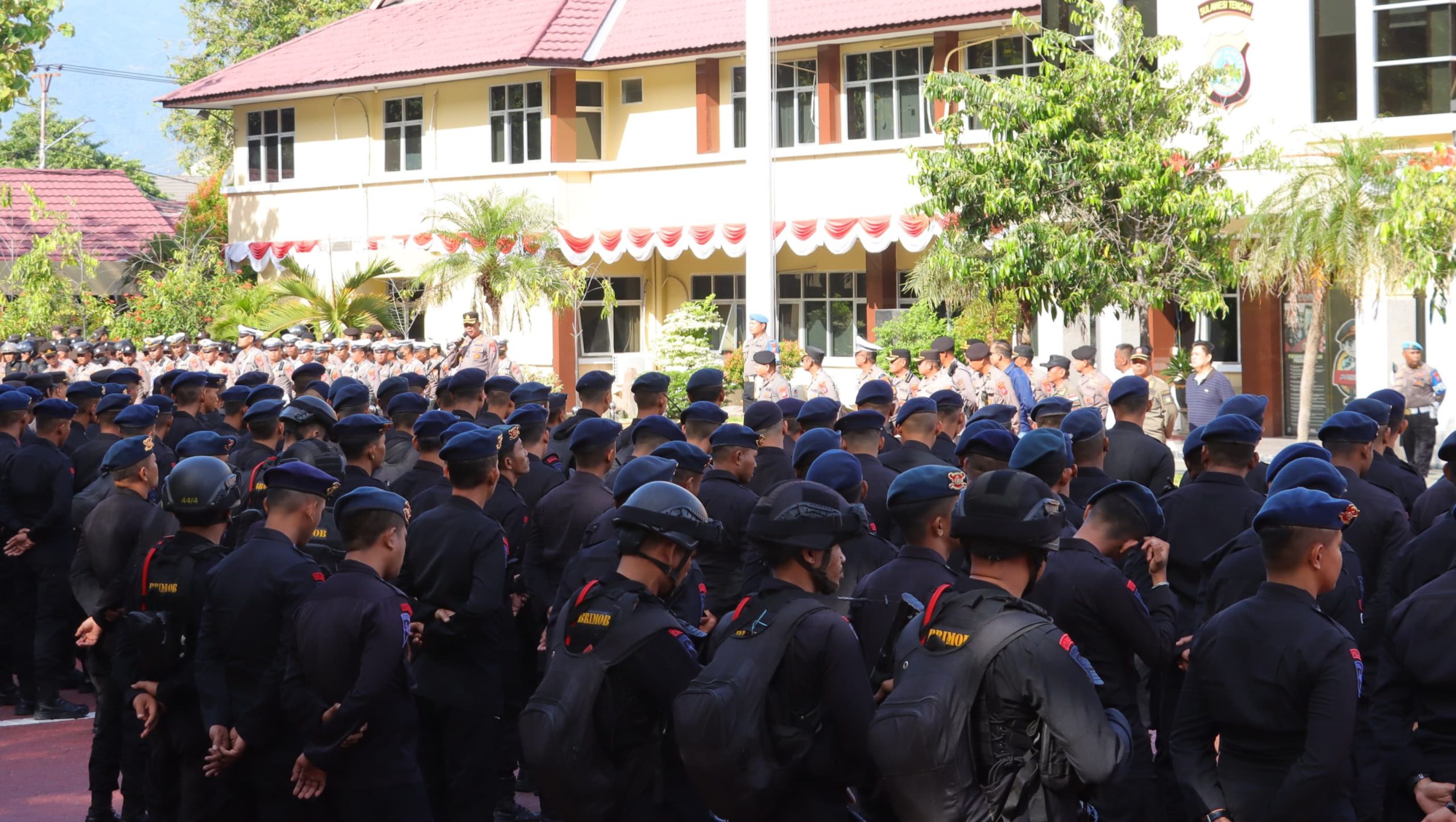 1.273 Personel Gabungan Diterjunkan Amankan Demo di DPRD Sulteng Hari Ini, Polisi Ingatkan Pendemo Tak Anarkis