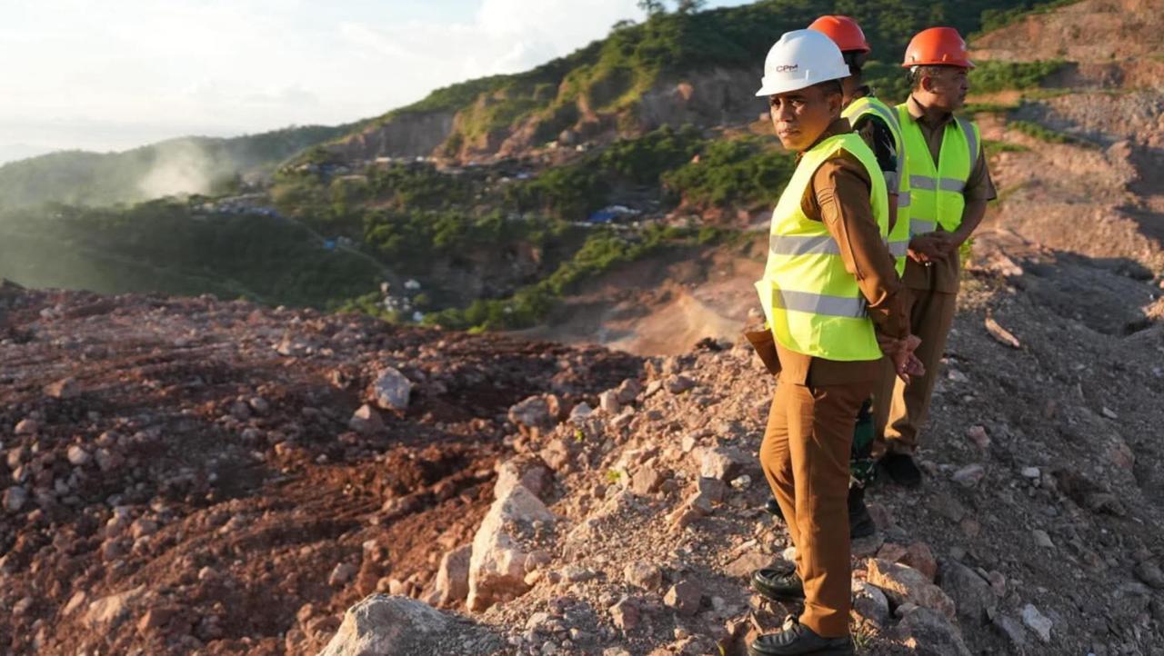 Kunjungi Area Pertambangan PT CPM, Anwar Hafid Tak Ingin Sumber Daya Alam Hanya Jadi Angka di Laporan Produksi