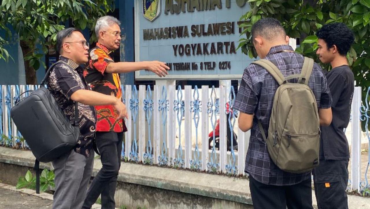 Komisi II DPRD Kunjungi Asrama Mahasiswa Sulteng di Yogyakarta, Janji Perjuangkan Perbaikan Fasilitas