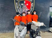 Ditreskrimum Polda Sulteng Bongkar Sindikat Curanmor, Empat Pelaku Ditangkap