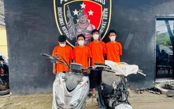 Ditreskrimum Polda Sulteng Bongkar Sindikat Curanmor, Empat Pelaku Ditangkap