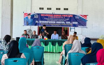 Wakil Ketua DPRD Sulteng Syarifudin Hafid Serap Aspirasi Petani di Desa Lambelu Morowali