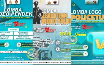 Jelang HUT Humas Polri ke-74, Polda Sulteng Gelar Lomba Video Pendek dan Desain Logo PoliceTube
