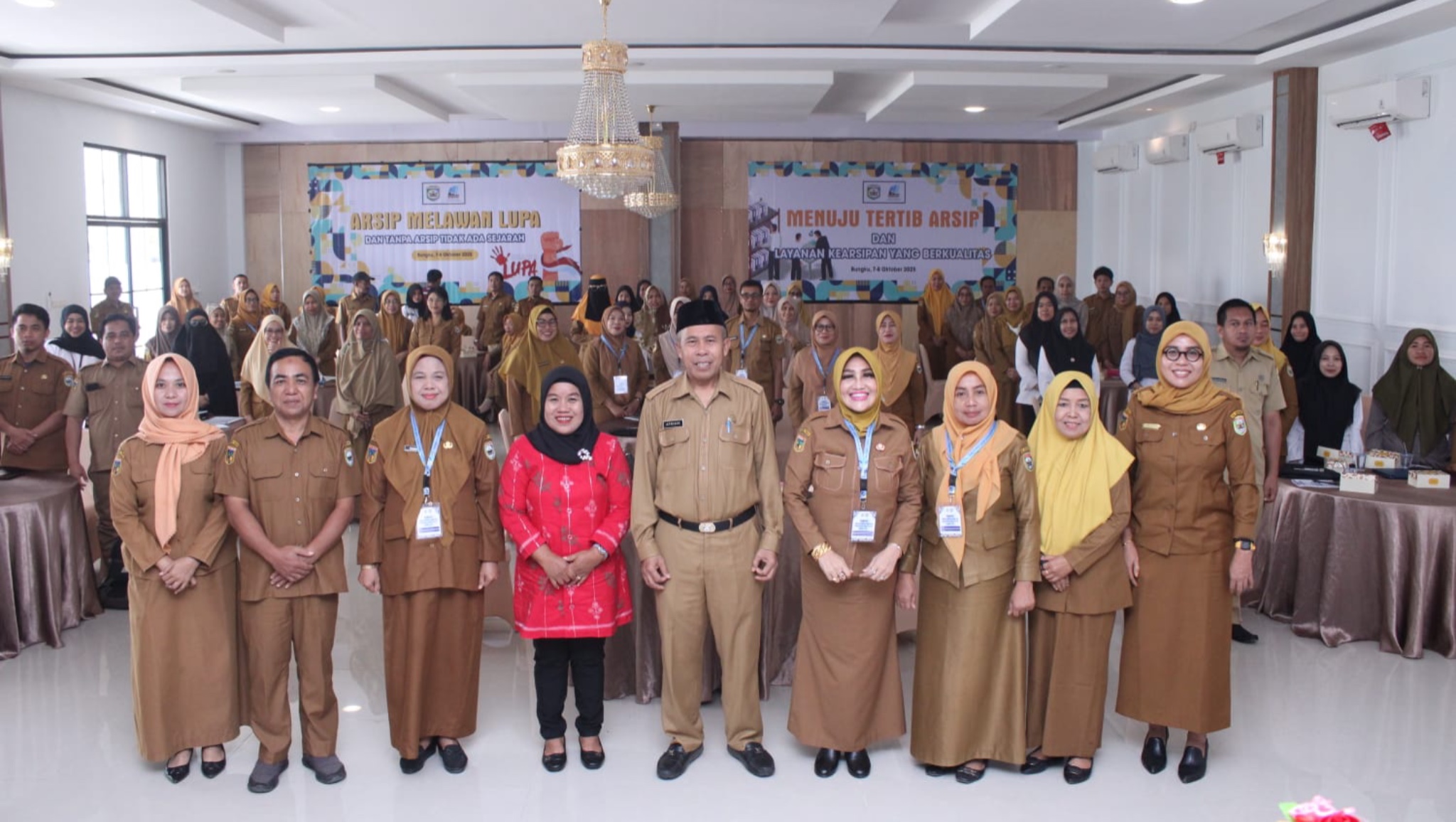 Dinas Perpustakaan dan Kearsipan Morowali Gelar Bimtek Pengelolaan Arsip Statis dan Digitalisasi