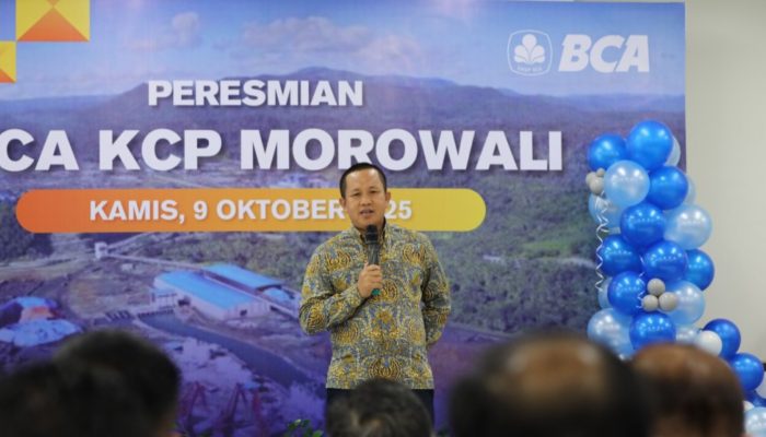 BCA KCP Morowali Resmi Beroperasi, Bupati Iksan Sebut Langkah Strategis Perkuat Perekonomian Daerah