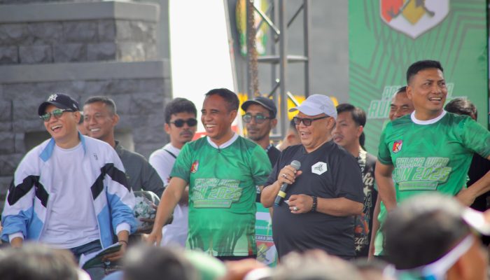 Ketua DPRD Sulteng Hadiri Peringatan HUT ke-80 TNI di Makodam XXIII/Palaka Wira