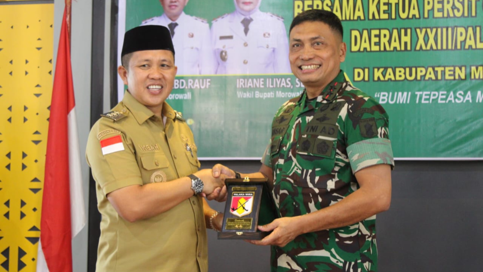 Pemkab Morowali Jamu Makan Siang Pangdam XXIII/Palaka Wira