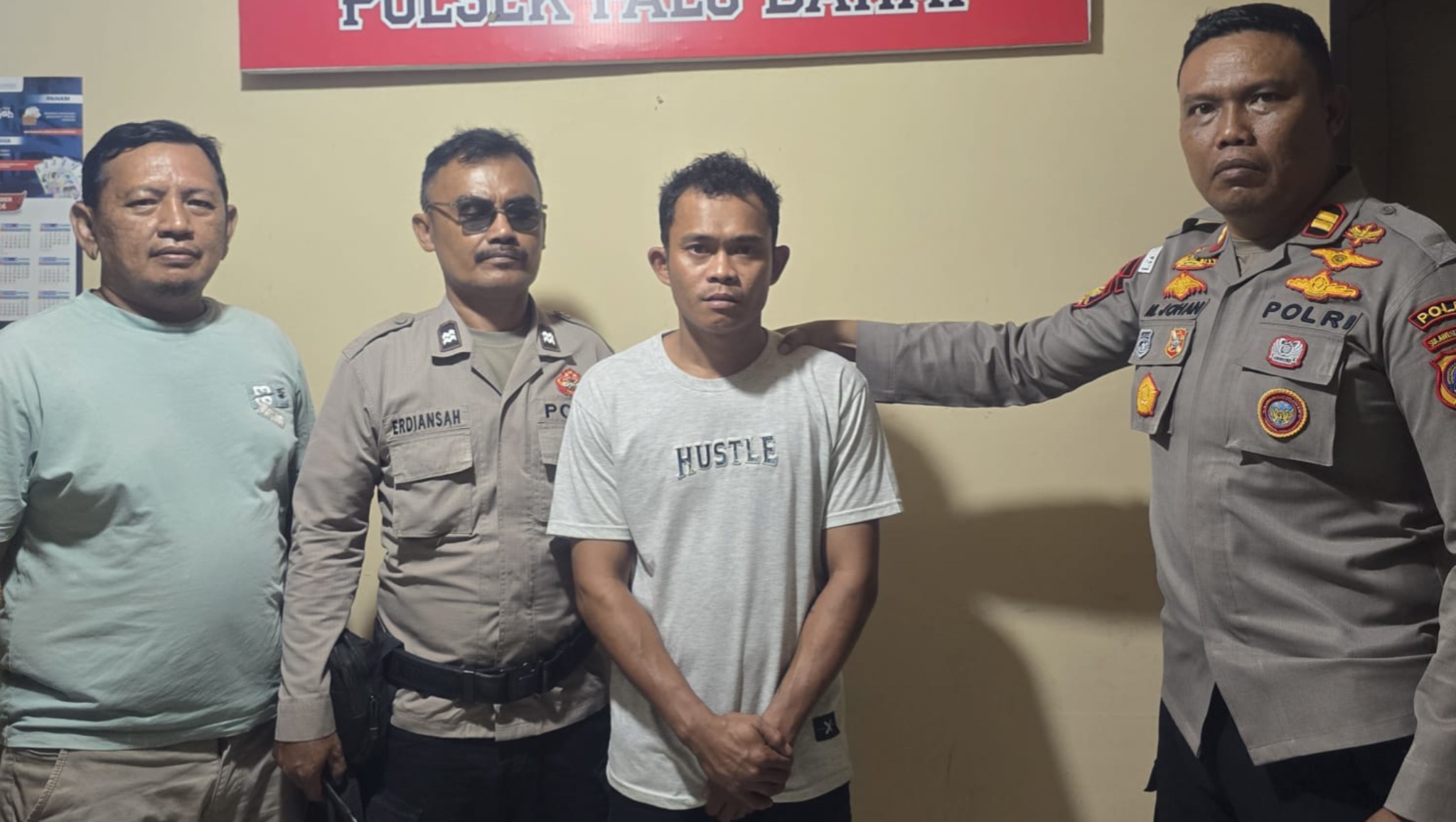 Juru Parkir Ditangkap Polisi Usai Viral Ludahi Pengunjung Pasar Bambaru