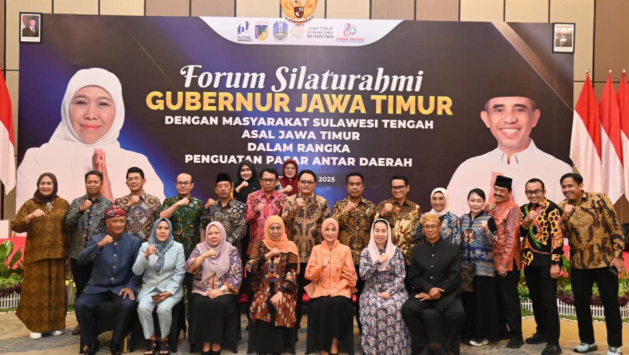 Sambut Gubernur Jawa Timur di Kota Palu, Wagub Reny Lamadjido: Dia Idola Saya