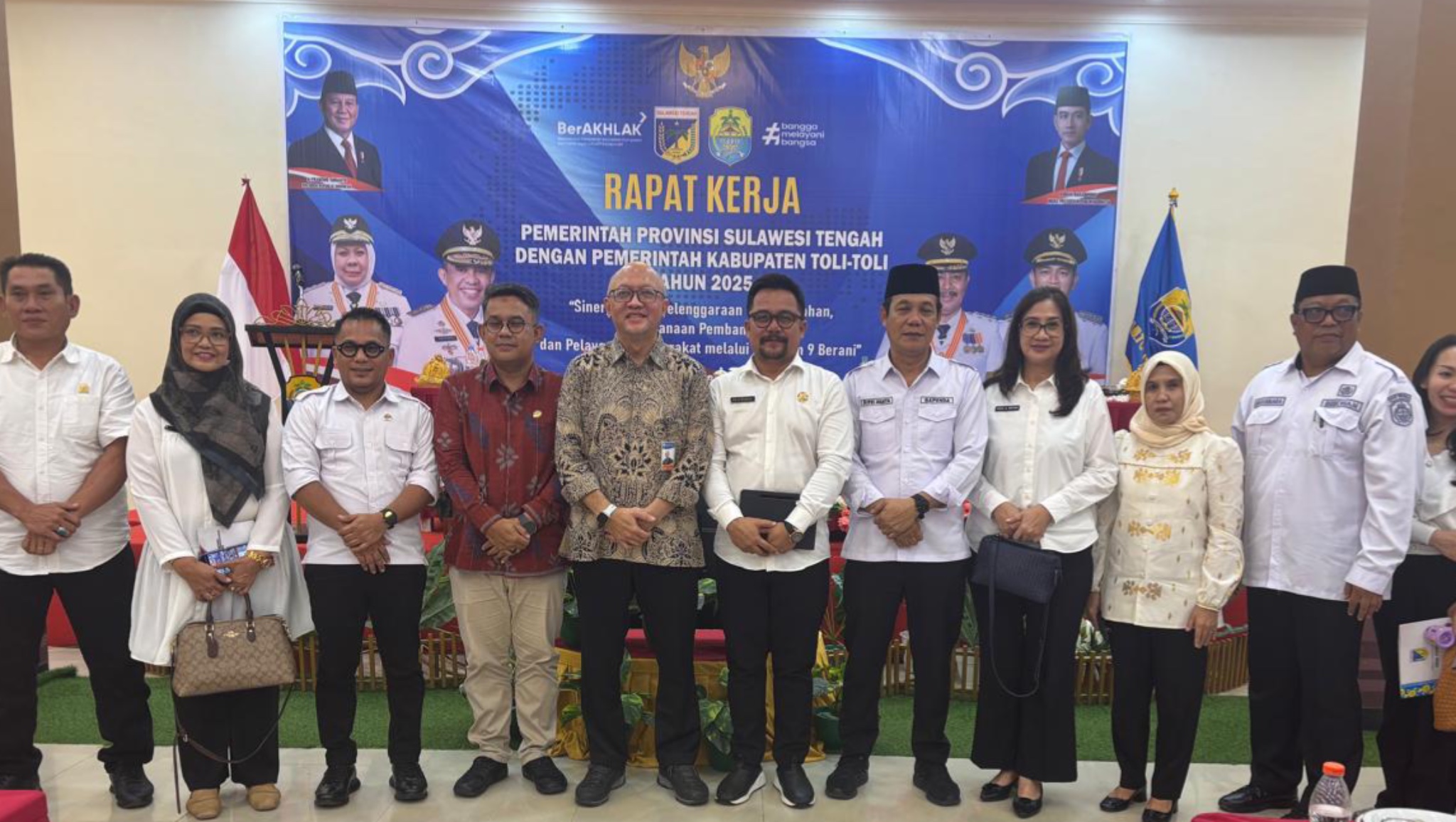 Sekretaris DPRD Sulteng Hadiri Rapat Kerja Pemprov dan Pemkab Tolitoli