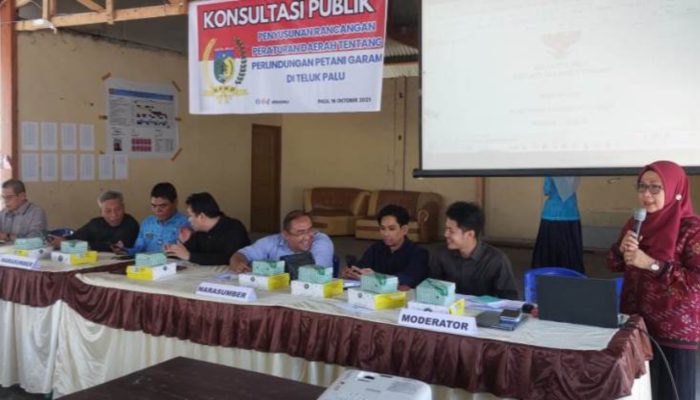 DPRD Palu Gelar Konsultasi Publik Raperda Perlindungan Petani Garam Teluk Palu