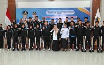 Wagub Reny Lamadjido Lepas 177 Atlet Sulteng ke Ajang POPNAS dan PEPARPENAS 2025