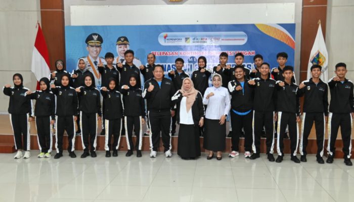 Wagub Reny Lamadjido Lepas 177 Atlet Sulteng ke Ajang POPNAS dan PEPARPENAS 2025