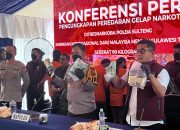 Polda Sulteng Gagalkan Penyeludupan 60kg Sabu Jaringan Internasional, Lima Orang Ditangkap