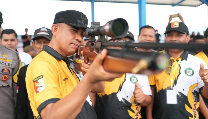 Gubernur Anwar Hafid Buka Turnamen Menembak Piala Bupati Sigi Cup I 2025