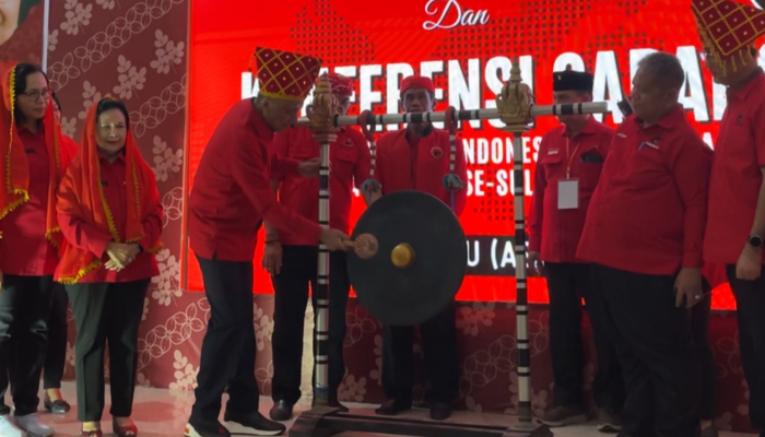 Konferda dan Konfercab PDIP Sulteng Resmi Dibuka, Empat Nama Berebut Kursi Ketua DPD