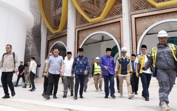 Menteri Agama Nasaruddin Umar Tinjau Progres Pembangunan Masjid Raya Baitul Khairaat Jelang Peresmian