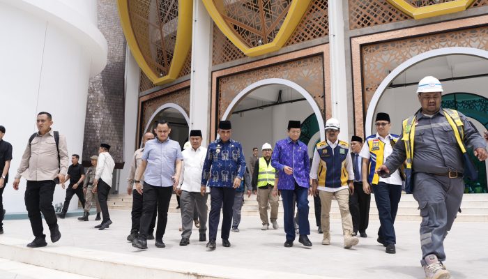 Menteri Agama Nasaruddin Umar Tinjau Progres Pembangunan Masjid Raya Baitul Khairaat Jelang Peresmian