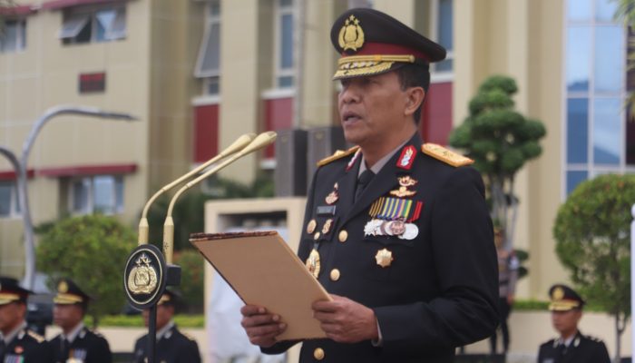 Polda Sulteng Gelar Upacara Hari Pahlawan ke-80, Wakapolda Bacakan Amanat Mensos RI