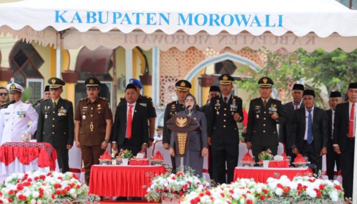 Wabup Morowali Iriane Iliyas Pimpin Upacara Tabur Bunga Hari Pahlawan