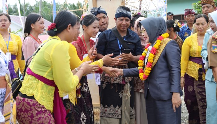 Wabup Iriane Iliyas Buka UDG ke-XIII Tingkat Kabupaten Morowali di Desa Bumi Harapan