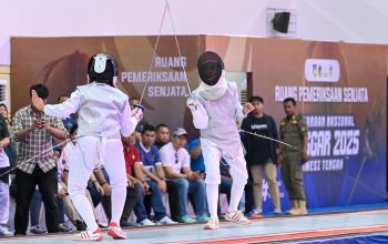 Anwar Hafid Resmi Buka Kejurnas Anggar 2025, Persiapkan Atlet Menuju AFC 2026