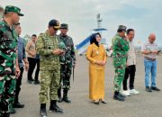 Wabup Morowali Sambut Kedatangan Panglima TNI dan Menhan RI