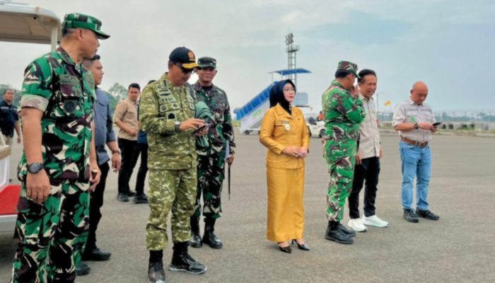 Wabup Morowali Sambut Kedatangan Panglima TNI dan Menhan RI