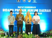 Menkumham Supratman Hadiri Rakor Produk Hukum Daerah Sulteng, Gubernur Anwar Hafid Soroti Sinkronisasi Regulasi dan Penguatan Program Nasional