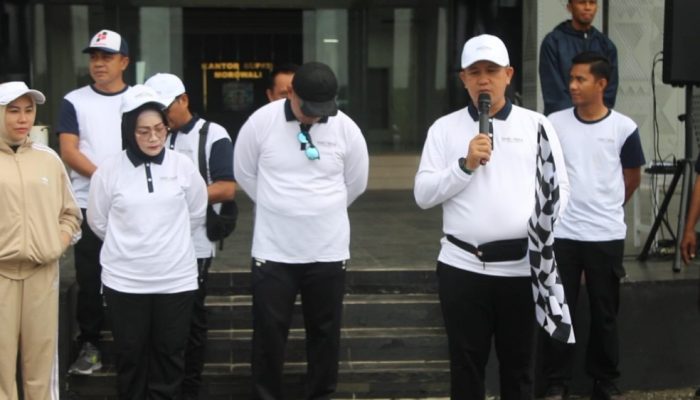 Pemkab Morowali Gelar Jalan Santai di Momentum Hakordia 2025