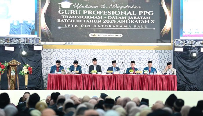 1.193 Guru Resmi Dikukuhkan, Pemprov Sulteng: Lulusan PPG Jadi Aset Strategis Daerah