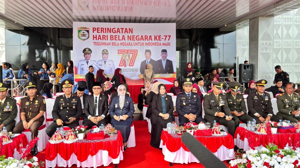 Upacara Hari Bela Negara ke-77, Wabup Iriane Ajak Perkuat Komitmen Cinta Tanah Air