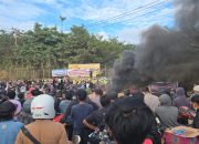 Warga Lingkar Tambang Poboya Demo PT CPM, Desak Penciutan Lahan untuk WPR